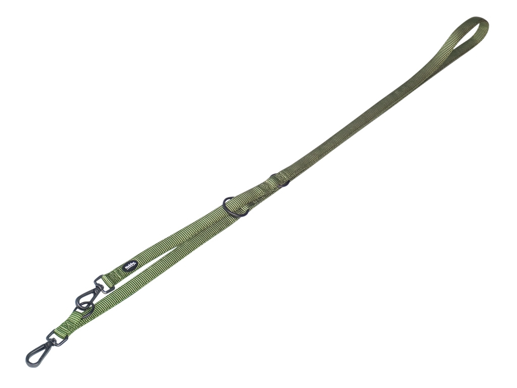 Nobby CLASSIC COMFORT vodítko nylon zelená S-M 2m 20mm z kategorie Chovatelské potřeby a krmiva pro psy > Obojky, vodítka a postroje pro psy > Vodítka pro psy > Klasická vodítka pro psy