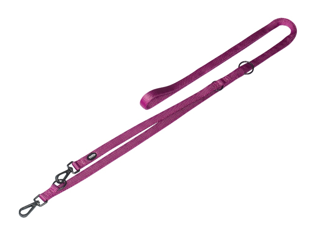 Nobby CLASSIC COMFORT vodítko nylon malina M-L 3m 25mm z kategorie Chovatelské potřeby a krmiva pro psy > Obojky, vodítka a postroje pro psy > Vodítka pro psy > Klasická vodítka pro psy