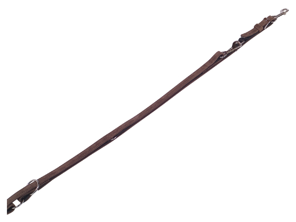 Nobby VELOURS vodítko ze semišové kůže L-XL 2 m hnědá z kategorie Chovatelské potřeby a krmiva pro psy > Obojky, vodítka a postroje pro psy > Vodítka pro psy > Klasická vodítka pro psy