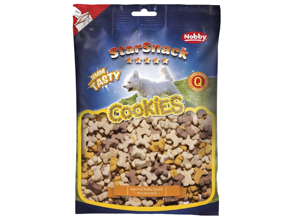 Nobby StarSnack Cookies Puppy pečené pamlsky 500g z kategorie Chovatelské potřeby a krmiva pro psy > Pamlsky pro psy > Piškoty, sušenky pro psy