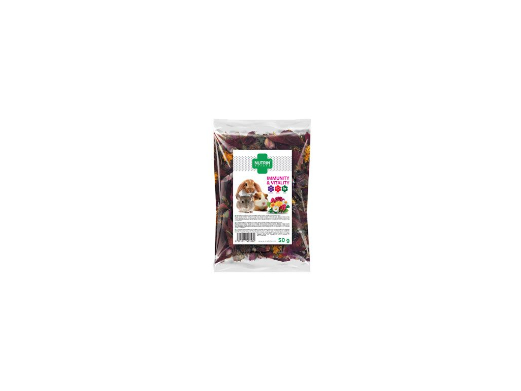 Nutrin Nature Immunity & Vitality 50g z kategorie Chovatelské potřeby a krmiva pro hlodavce a malá zvířata > Pamlsky pro hlodavce