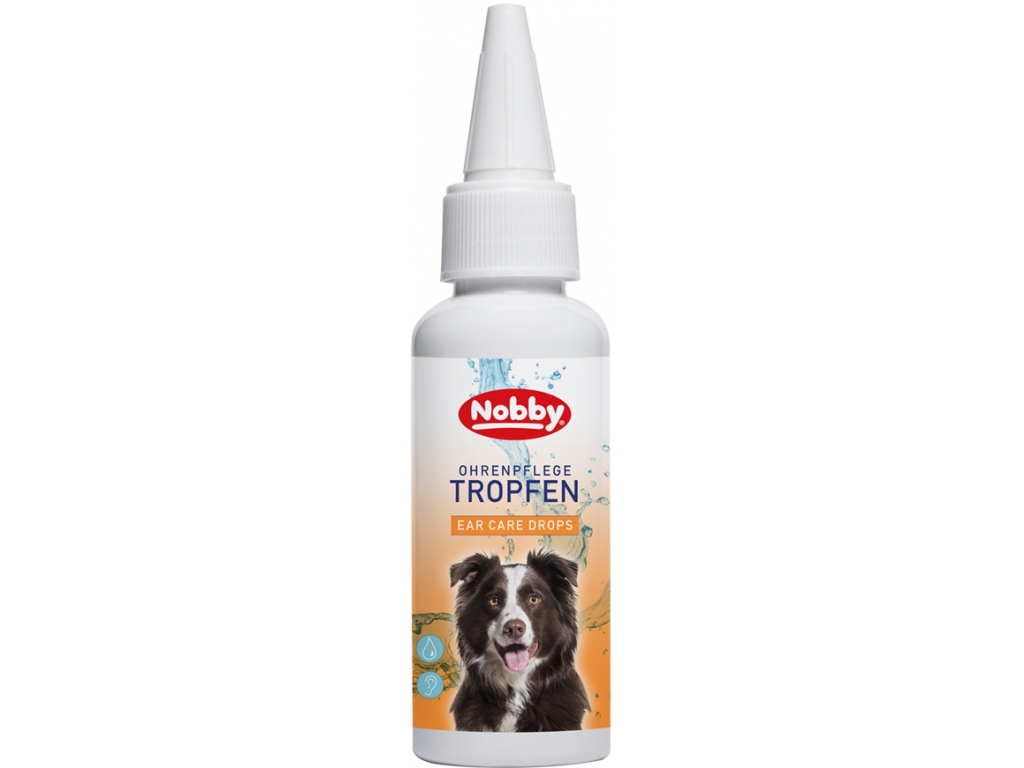 Nobby ušní péče 50 ml z kategorie Chovatelské potřeby a krmiva pro kočky > Hygiena a kosmetika koček > Ušní a oční péče koček
