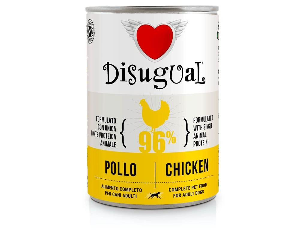 Disugual Dog Single Protein kuřecí maso 400g z kategorie Chovatelské potřeby a krmiva pro psy > Krmiva pro psy > Konzervy pro psy