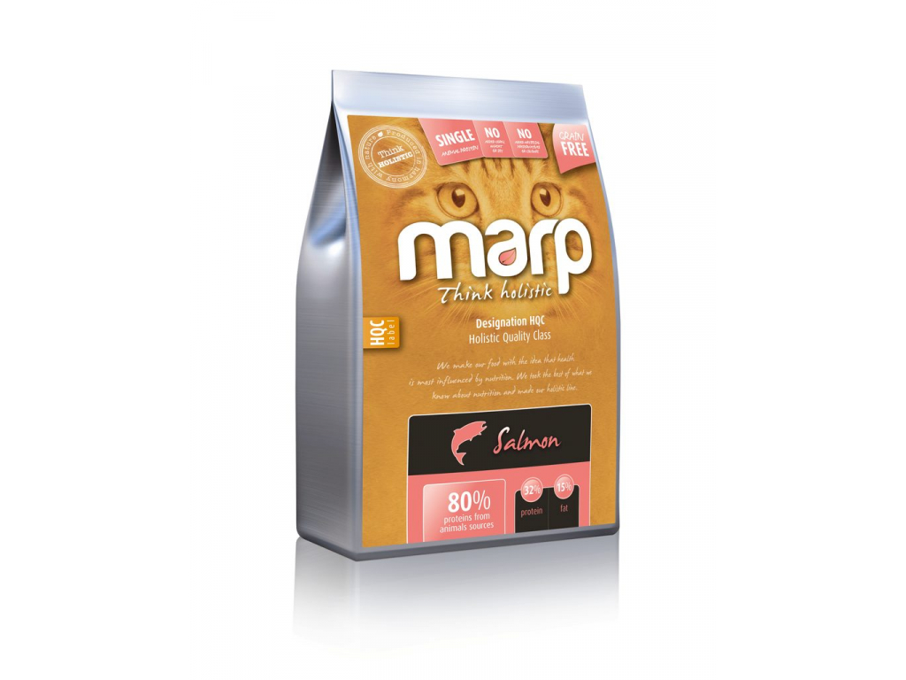Marp Holistic Salmon Cat 12kg z kategorie Chovatelské potřeby a krmiva pro kočky > Krmivo a pamlsky pro kočky > Granule pro kočky