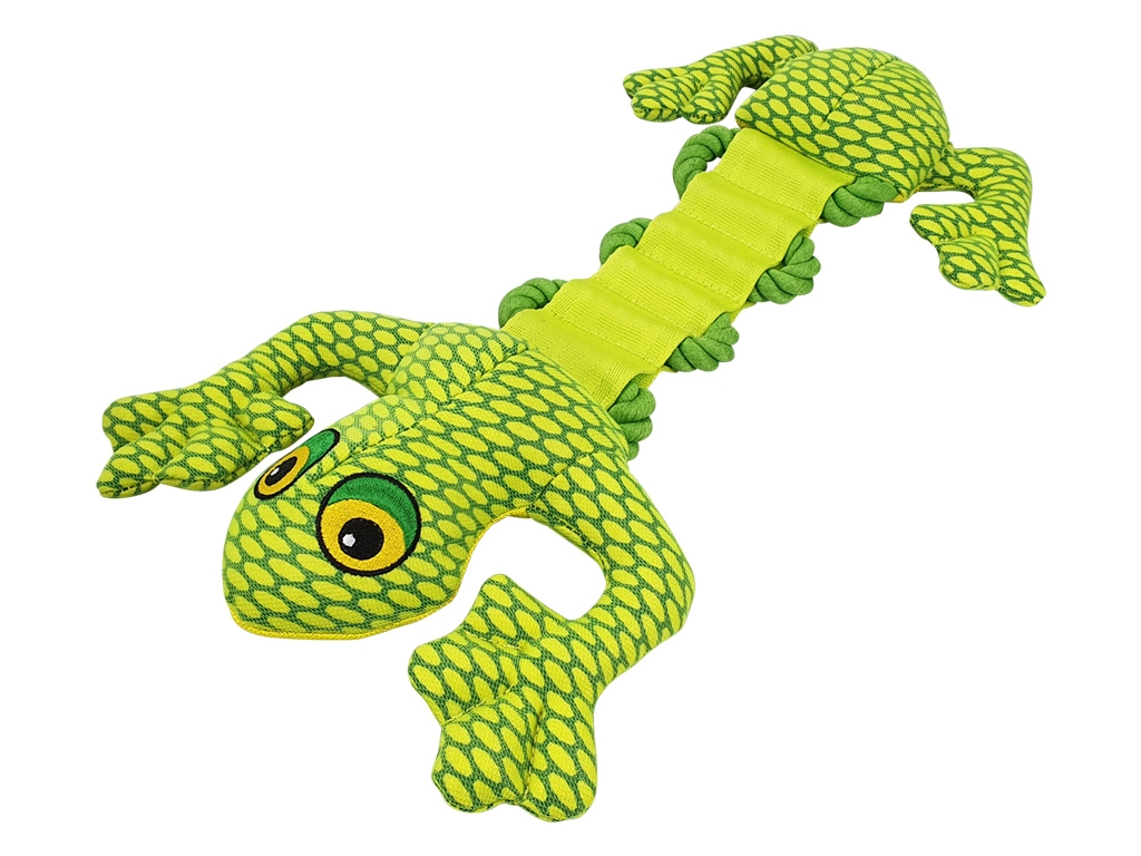 Nobby propletená žába pevný nylon hračka 43cm z kategorie Chovatelské potřeby a krmiva pro psy > Hračky pro psy > Odolné hračky pro psy