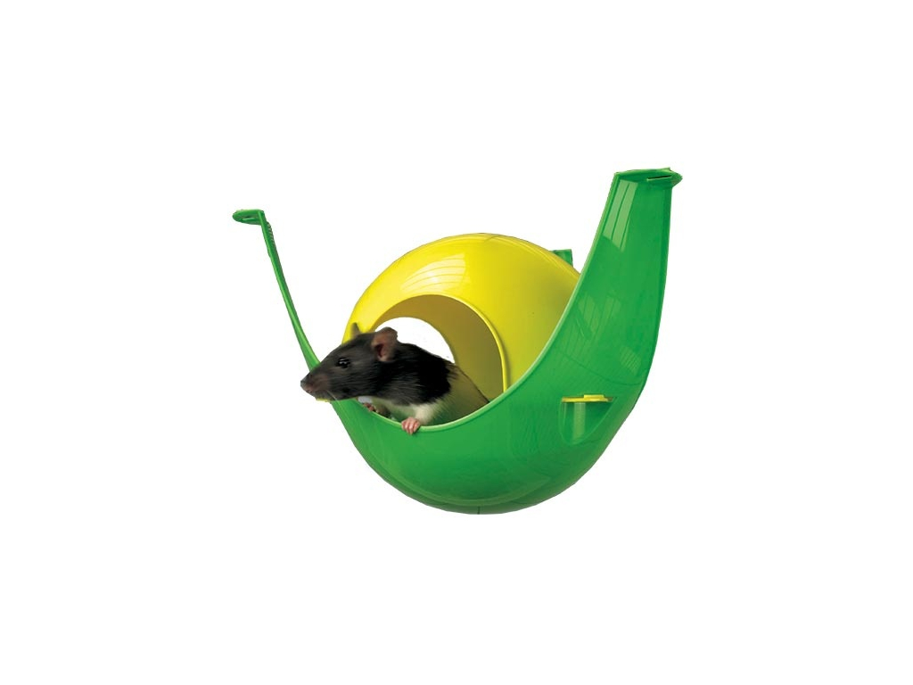 Savic Sputnik plastový domek 21,5x21,5x12,5cm z kategorie Chovatelské potřeby a krmiva pro hlodavce a malá zvířata > Domečky, odpočívadla