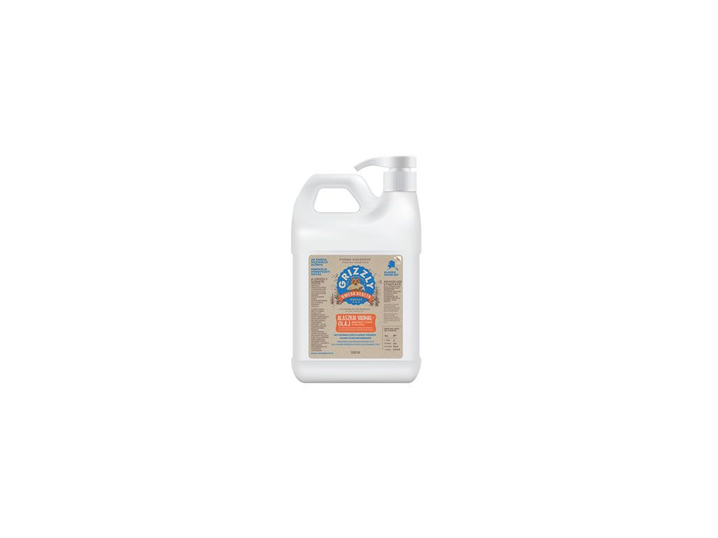 Lososový olej Grizzly Salmon Oil Plus pro psy a kočky 2000ml z kategorie Chovatelské potřeby a krmiva pro kočky > Vitamíny a léčiva pro kočky > Péče o srst, kůži a tlapky koček