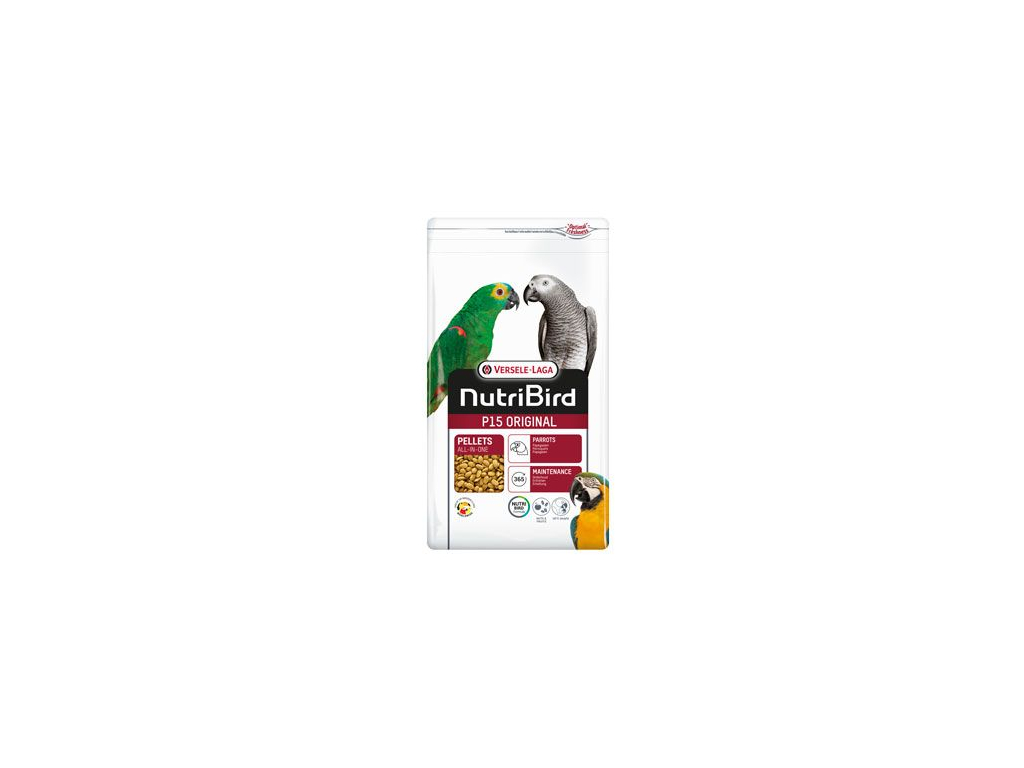Versele-Laga Nutribird P15 Original pro papoušky 3kg z kategorie Chovatelské potřeby pro ptáky a papoušky > Krmivo pro papoušky