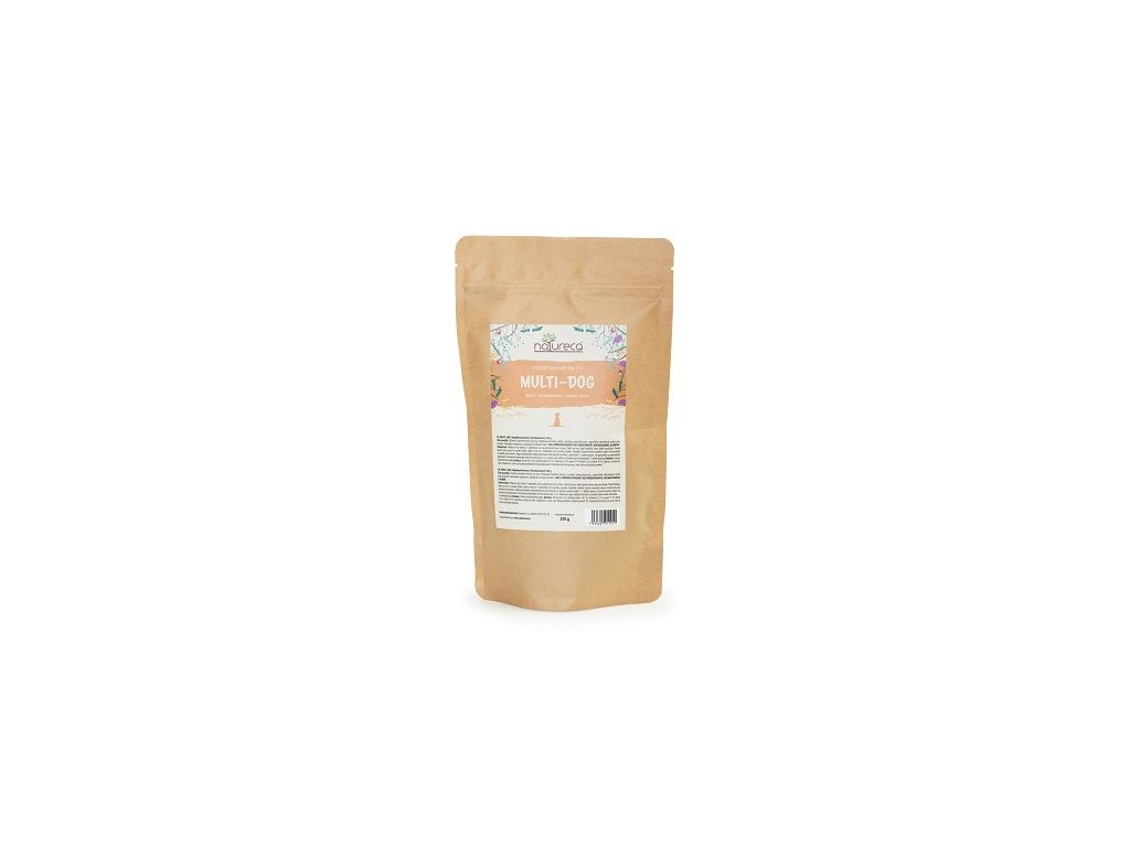 NATURECA Multi dog multivitamin pro psy 250g z kategorie Chovatelské potřeby a krmiva pro psy > Vitamíny a léčiva pro psy > Vitaminy a minerály pro psy