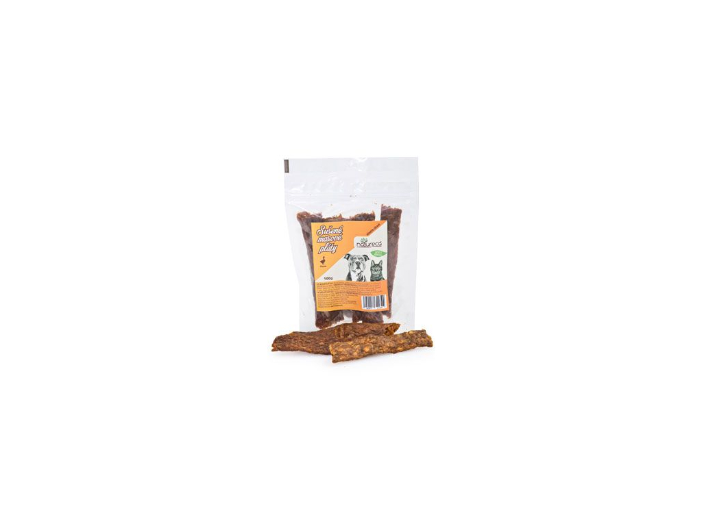 NATURECA 100% masové pláty Kachna pochoutka pro psy a kočky 100g z kategorie Chovatelské potřeby a krmiva pro kočky > Krmivo a pamlsky pro kočky > Pamlsky pro kočky