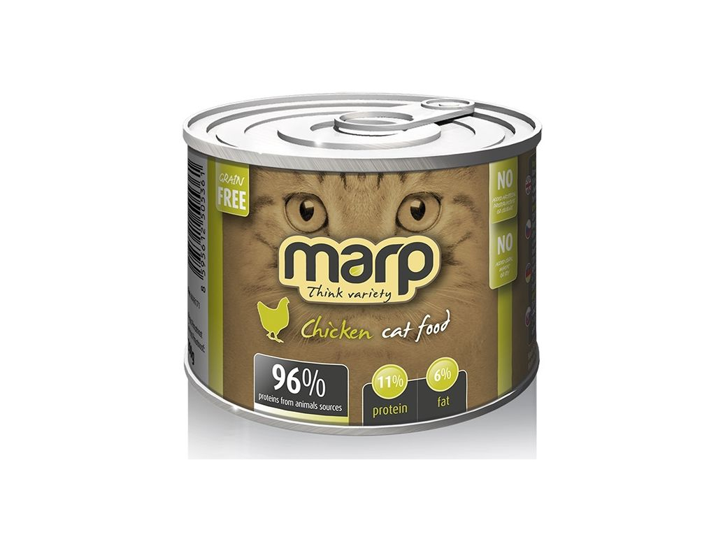 Marp Variety Chicken Cat konzerva pro kočky kuře + hovězí 200g z kategorie Chovatelské potřeby a krmiva pro kočky > Krmivo a pamlsky pro kočky > Konzervy pro kočky