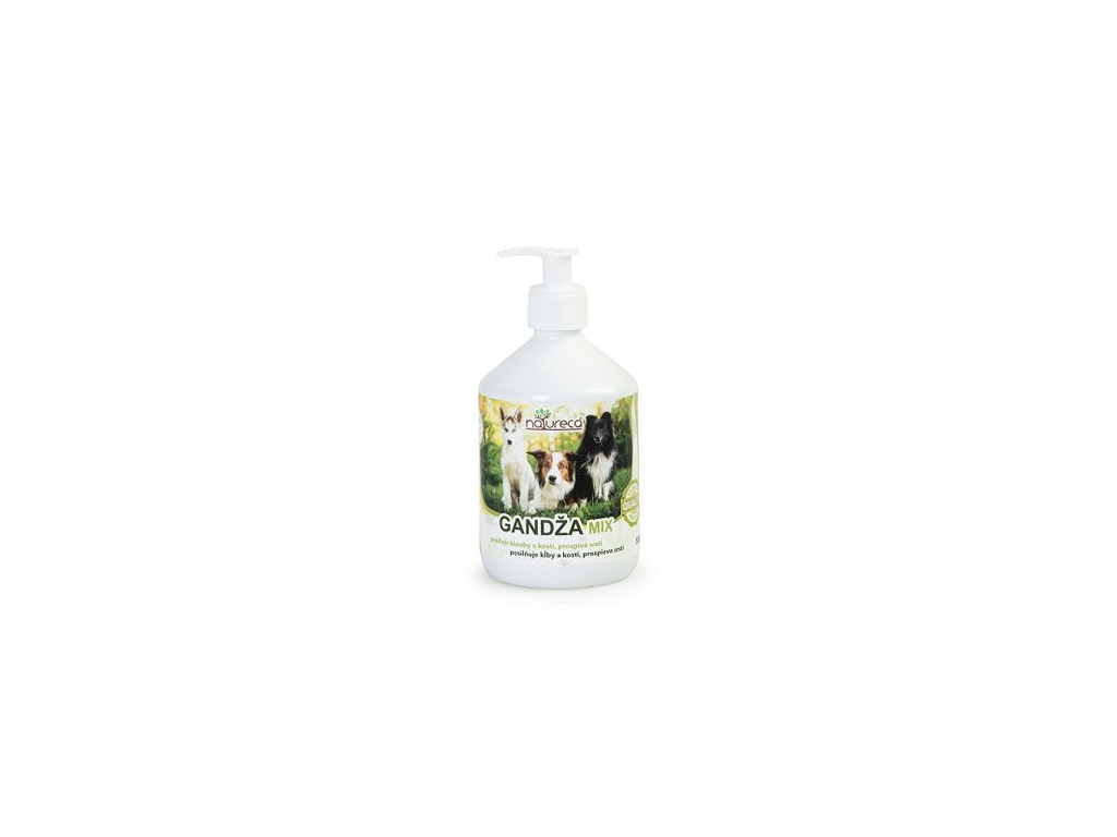 Natureca Gandža Mix 500ml z kategorie Chovatelské potřeby a krmiva pro psy > Vitamíny a léčiva pro psy > Konopné a CBD produkty pro psy
