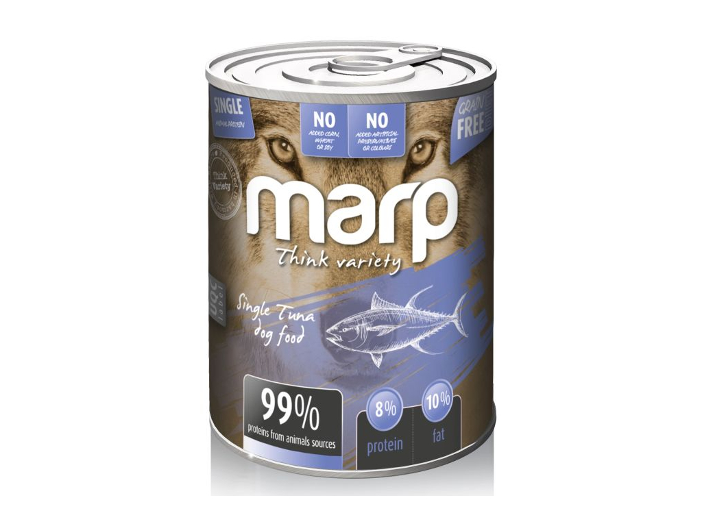 Marp Variety Single Tuna konzerva tuňák 400g z kategorie Chovatelské potřeby a krmiva pro psy > Krmiva pro psy > Konzervy pro psy