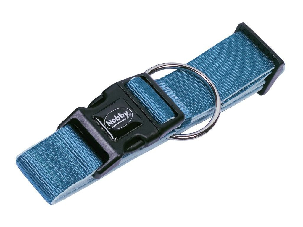 Nobby CLASSIC PRENO extra široký obojek neoprén světle modrá L 32-45cm z kategorie Chovatelské potřeby a krmiva pro psy > Obojky, vodítka a postroje pro psy > Obojky pro psy