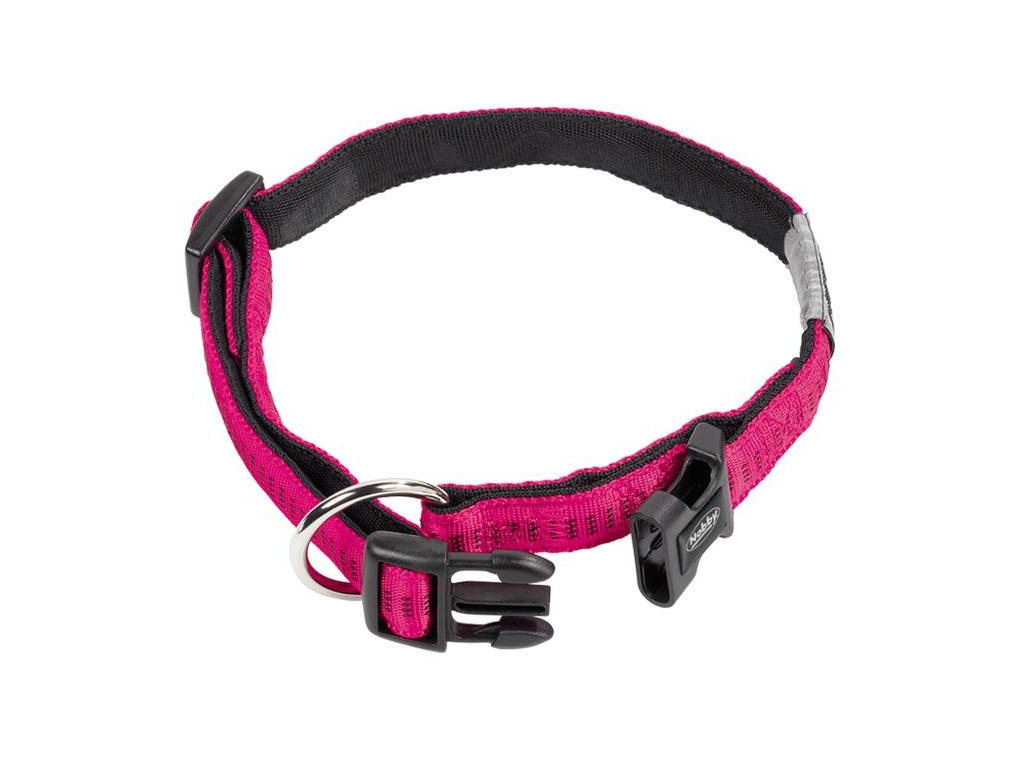 Nobby SOFT GRIP obojek XS-S 25-35cm / 15mm růžová z kategorie Chovatelské potřeby a krmiva pro psy > Obojky, vodítka a postroje pro psy > Obojky pro psy