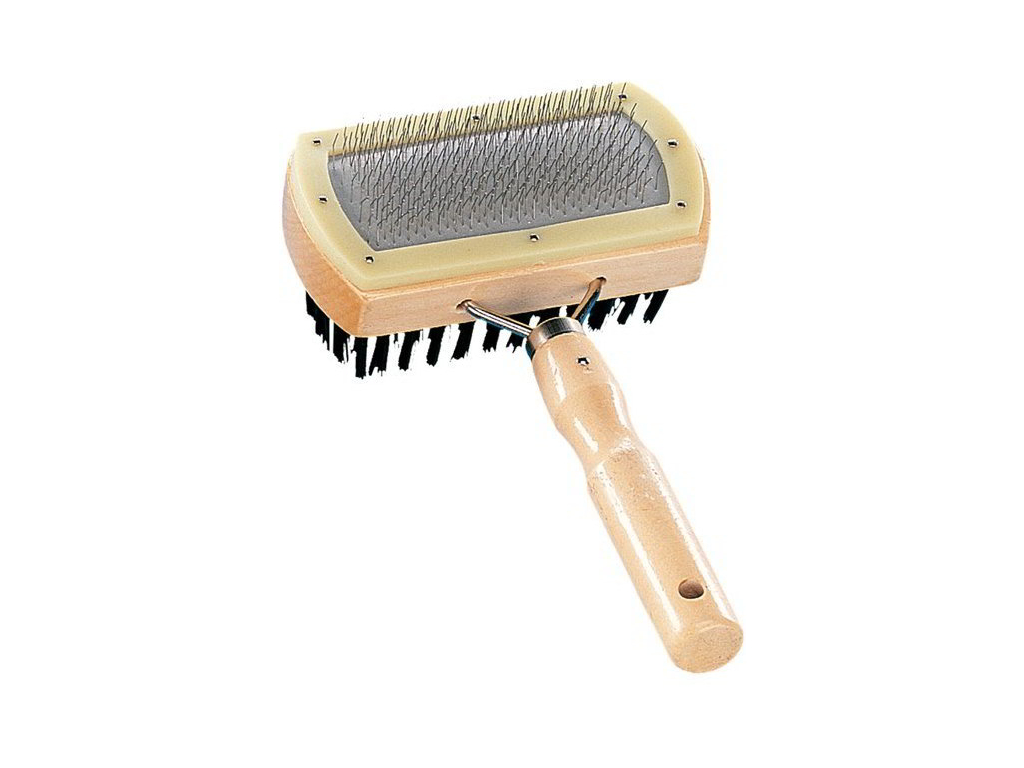 Nobby Nature Line kartáč finišák oboustranný z kategorie Chovatelské potřeby a krmiva pro psy > Hygiena a kosmetika psa > Hřebeny a kartáče pro psy