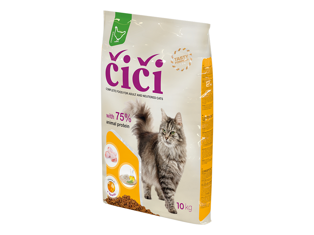 Čiči drůbeží 10kg z kategorie Chovatelské potřeby a krmiva pro kočky > Krmivo a pamlsky pro kočky > Granule pro kočky