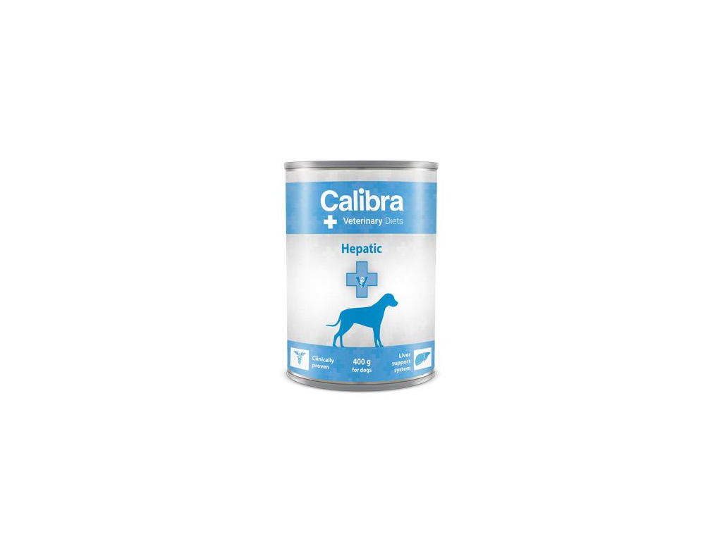 Calibra VD Dog konz. Hepatic 400g z kategorie Chovatelské potřeby a krmiva pro psy > Krmiva pro psy > Veterinární diety pro psy