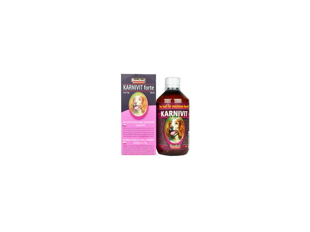 Karnivit forte pes 500ml z kategorie Chovatelské potřeby a krmiva pro psy > Vitamíny a léčiva pro psy > Pohybový aparát u psů