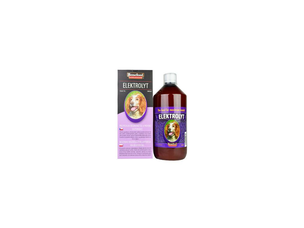 Elektrolyt pro psy 1l z kategorie Chovatelské potřeby a krmiva pro psy > Vitamíny a léčiva pro psy > Pohybový aparát u psů