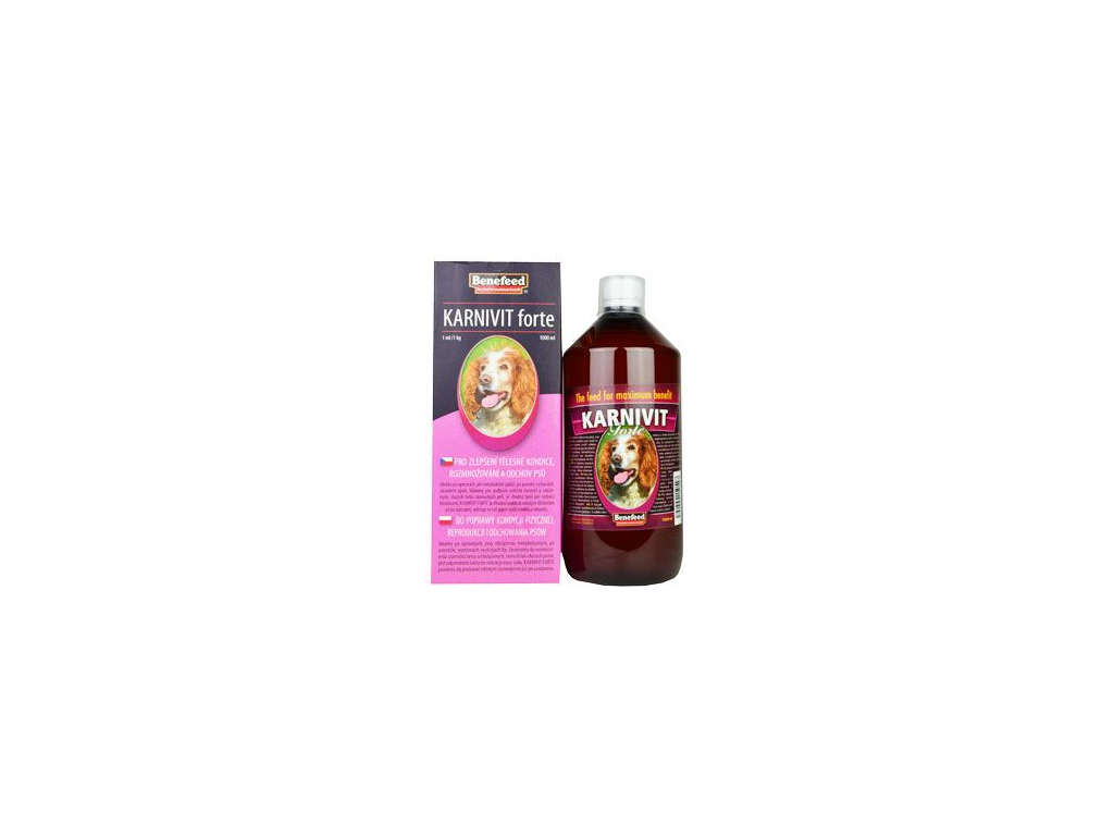 Karnivit forte pes 1l z kategorie Chovatelské potřeby a krmiva pro psy > Vitamíny a léčiva pro psy > Pohybový aparát u psů