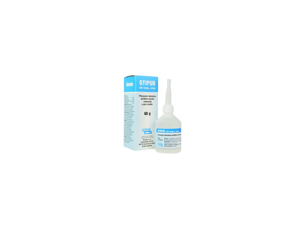 Otipur gtt 60g z kategorie Chovatelské potřeby a krmiva pro psy > Vitamíny a léčiva pro psy > Imunita, hojení ran u psů