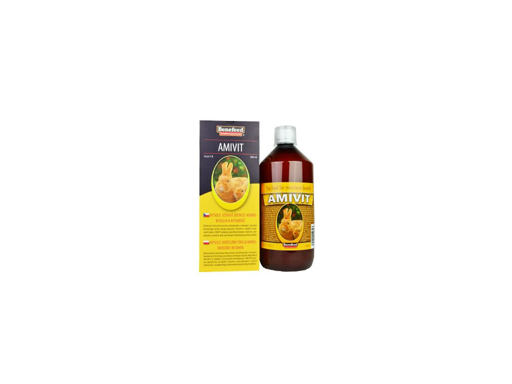 Amivit K králíci 1000ml z kategorie Chovatelské potřeby a krmiva pro hlodavce a malá zvířata > Vitamíny, minerální bloky