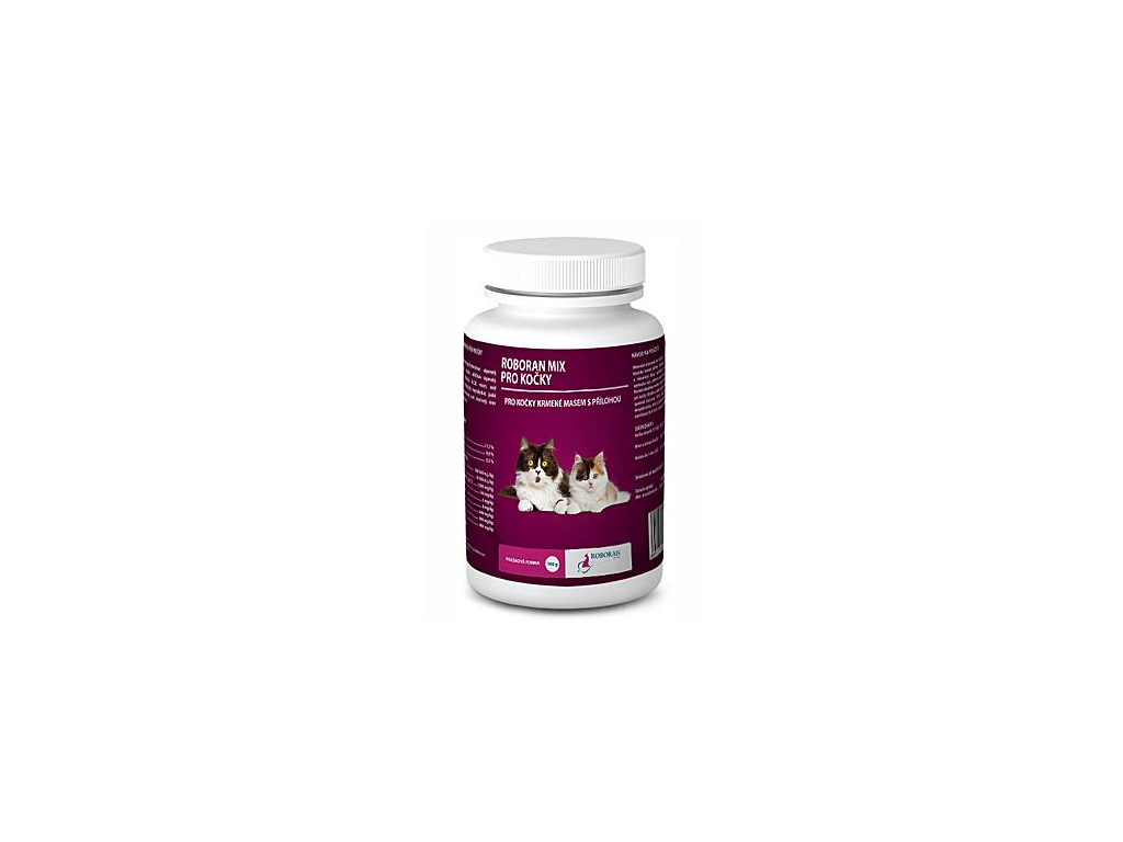 Roboran MIX pro kočky 100g z kategorie Chovatelské potřeby a krmiva pro kočky > Vitamíny a léčiva pro kočky > Vitamíny a minerály pro kočky