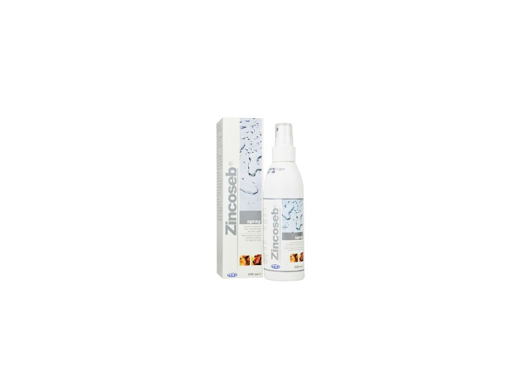 ICF Zincoseb spray 200ml z kategorie Chovatelské potřeby a krmiva pro psy > Hygiena a kosmetika psa > Šampóny a spreje pro psy