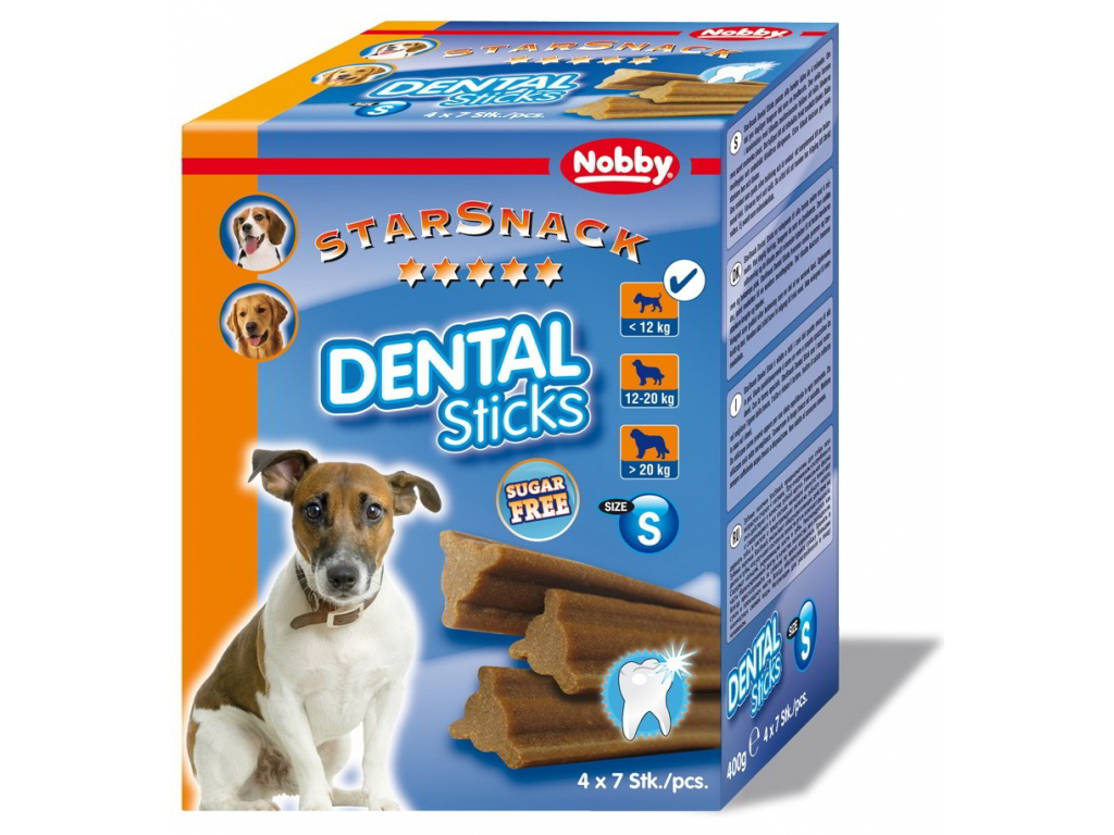 Nobby StarSnack Dental Sticks Small dentální tyčinky 28ks / 400g z kategorie Chovatelské potřeby a krmiva pro psy > Pamlsky pro psy > Dentální pamlsky pro psy