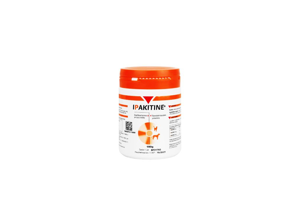 Ipakitine plv 180g z kategorie Chovatelské potřeby a krmiva pro psy > Vitamíny a léčiva pro psy > Ledviny a močové cesty u psů