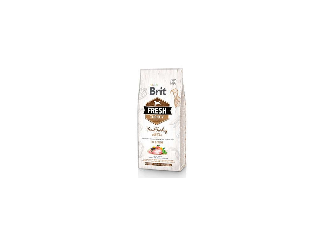 Brit Fresh Turkey & Pea Adult Fit & Slim 2,5 kg z kategorie Chovatelské potřeby a krmiva pro psy > Krmiva pro psy > Granule pro psy