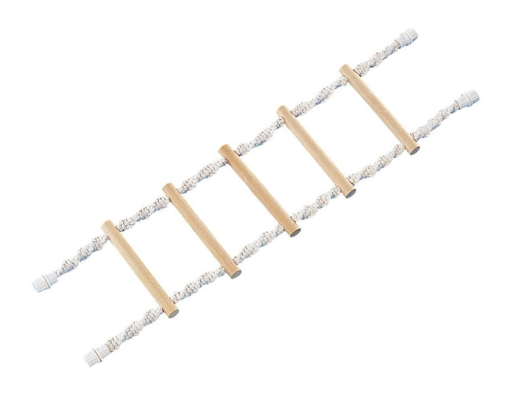 Nobby bavlněný žebřík do klece pro papoušky 72x20cm z kategorie Chovatelské potřeby pro ptáky a papoušky > Hračky pro papoušky > Lana, žebříky pro papoušky