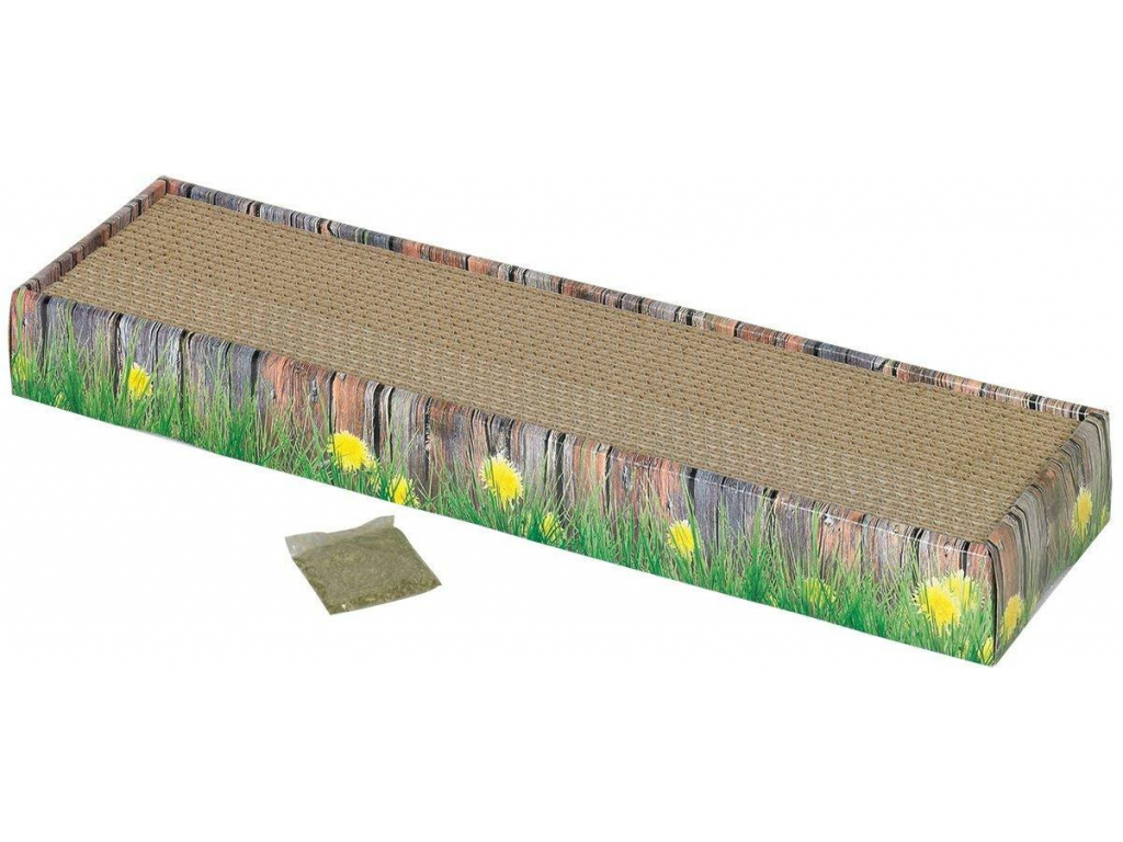 Nobby kartonové škrábadlo pro kočky 48 x 12,5 x 5 cm z kategorie Chovatelské potřeby a krmiva pro kočky > Škrabadla pro kočky