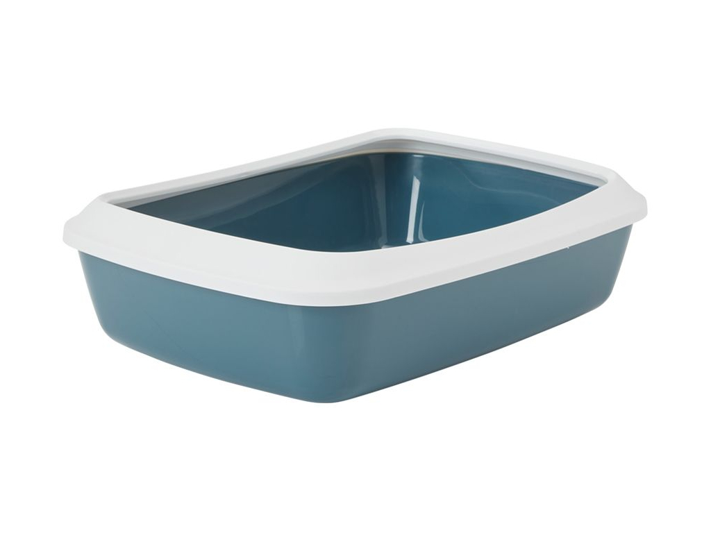 Savic toaleta pro kočky IRIZ kamenná modrá 50x37x14cm z kategorie Chovatelské potřeby a krmiva pro kočky > Toalety, steliva pro kočky > Kočičí toalety