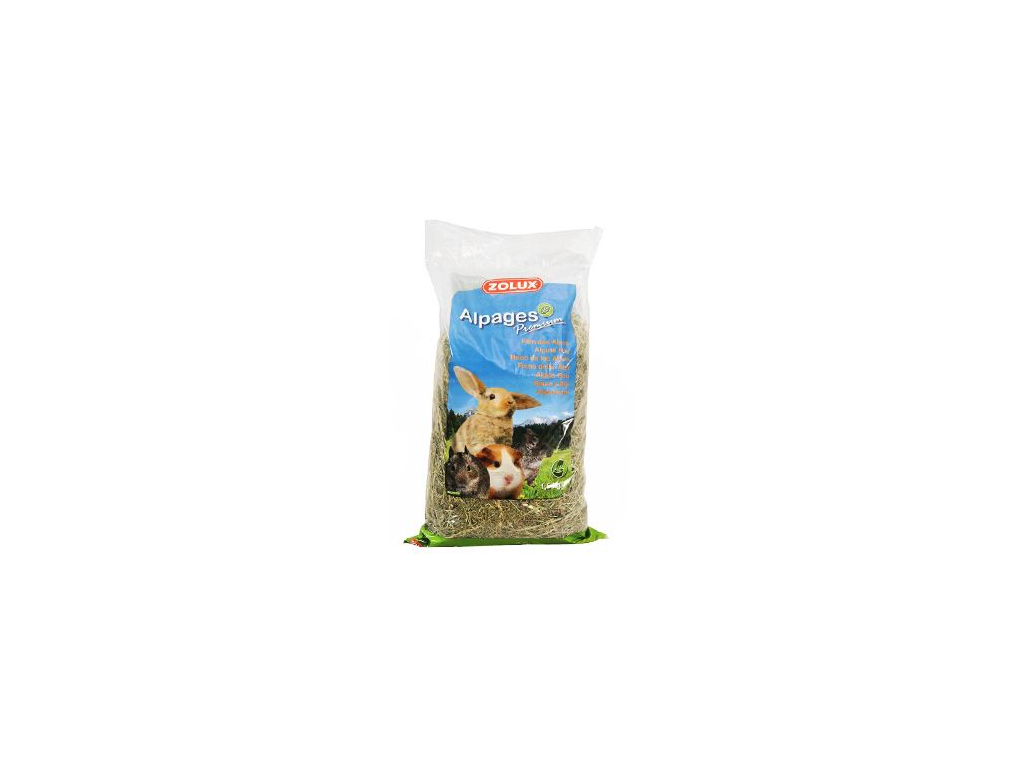 Seno Alpine Premium 1,5kg Zolux z kategorie Chovatelské potřeby a krmiva pro hlodavce a malá zvířata > Seno pro hlodavce