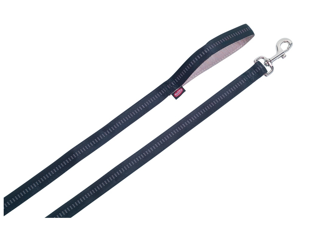 Nobby SOFT GRIP vodítko nylon 120cm / 10mm černá z kategorie Chovatelské potřeby a krmiva pro psy > Obojky, vodítka a postroje pro psy > Vodítka pro psy > Klasická vodítka pro psy