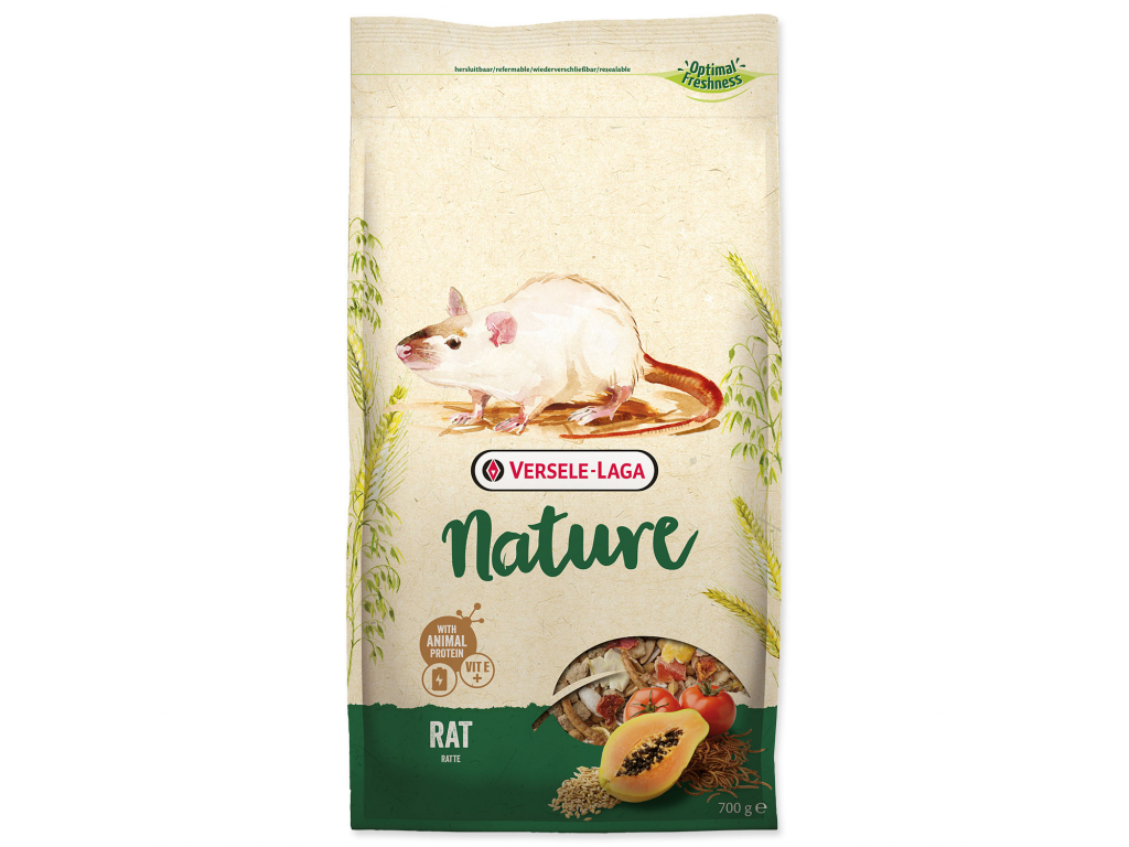 VERSELE-LAGA Nature Potkan 700 g z kategorie Chovatelské potřeby a krmiva pro hlodavce a malá zvířata > Krmiva pro hlodavce a malá zvířata
