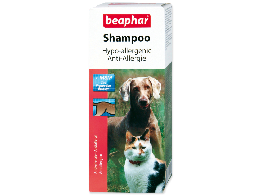 BEAPHAR Šampon hypoalergenní 200 ml z kategorie Chovatelské potřeby a krmiva pro psy > Hygiena a kosmetika psa > Šampóny a spreje pro psy