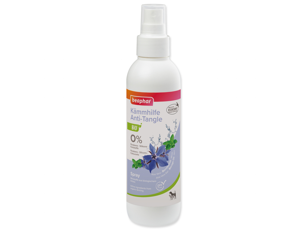 BEAPHAR BIO Spray proti zacuchání 200 ml z kategorie Chovatelské potřeby a krmiva pro psy > Hygiena a kosmetika psa > Šampóny a spreje pro psy