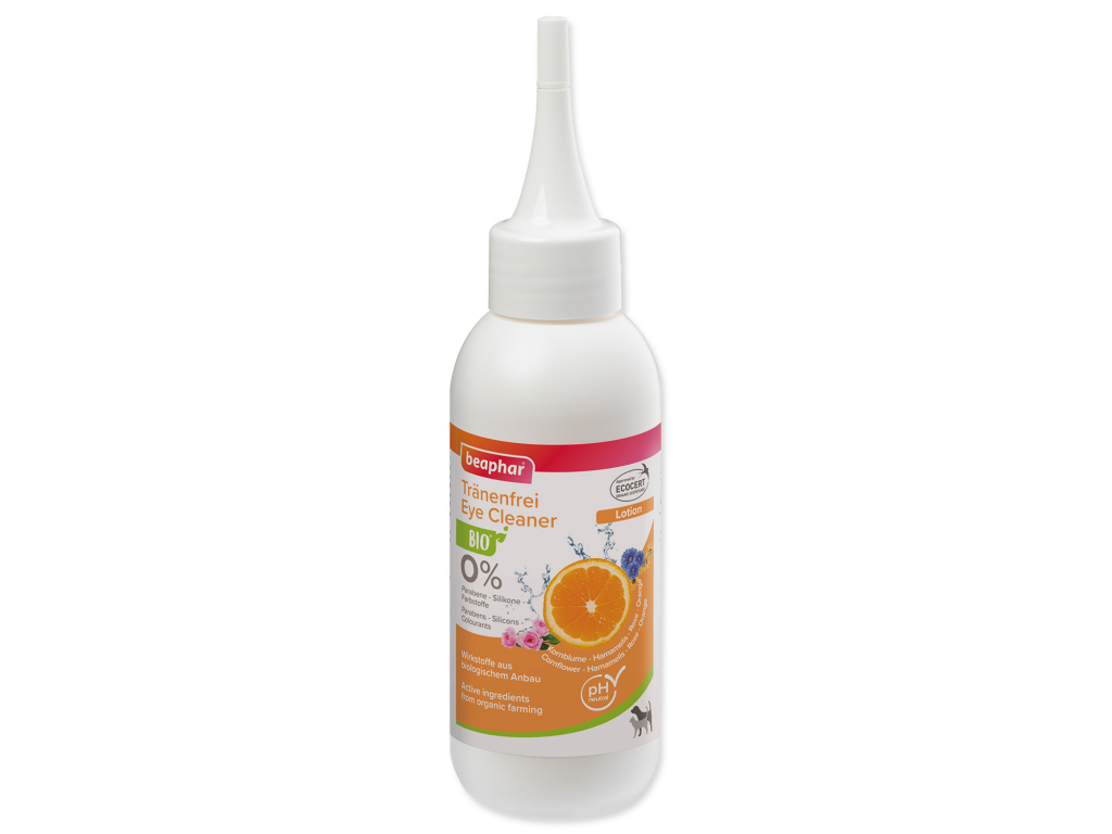 BEAPHAR BIO čistič očí 100 ml z kategorie Chovatelské potřeby a krmiva pro psy > Hygiena a kosmetika psa > Oční a ušní péče psa