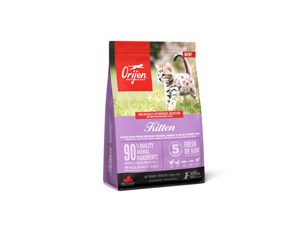 Orijen Kitten 1,8 kg z kategorie Chovatelské potřeby a krmiva pro kočky > Krmivo a pamlsky pro kočky > Granule pro kočky