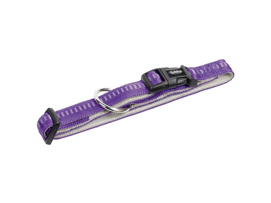Nobby SOFT GRIP obojek L-XL 50-65cm / 25mm fialová z kategorie Chovatelské potřeby a krmiva pro psy > Obojky, vodítka a postroje pro psy > Obojky pro psy