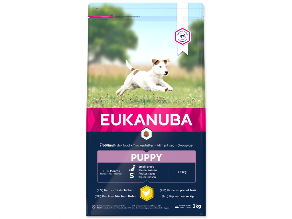 EUKANUBA Puppy Small Breed 3 kg z kategorie Chovatelské potřeby a krmiva pro psy > Krmiva pro psy > Granule pro psy