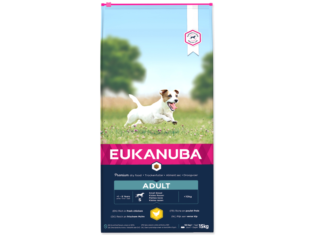 EUKANUBA Adult Small Breed 15 kg z kategorie Chovatelské potřeby a krmiva pro psy > Krmiva pro psy > Granule pro psy