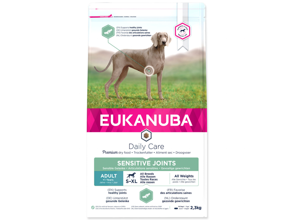 EUKANUBA Daily Care Sensitive Joints 2,3 kg z kategorie Chovatelské potřeby a krmiva pro psy > Krmiva pro psy > Granule pro psy