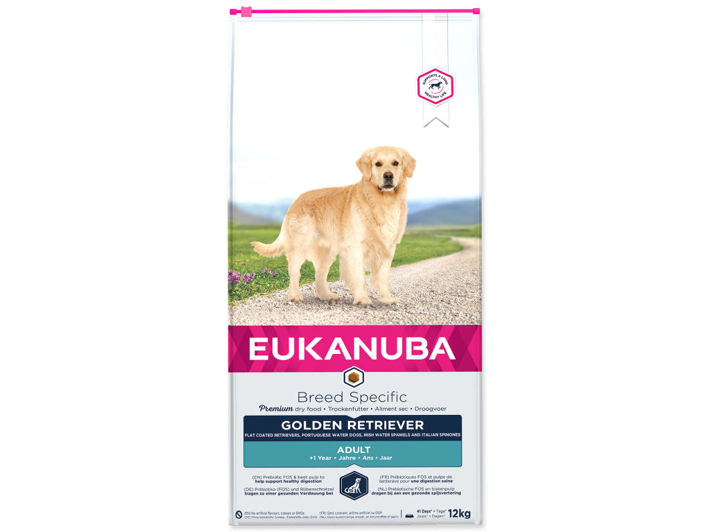 EUKANUBA Golden Retriever 12 kg z kategorie Chovatelské potřeby a krmiva pro psy > Krmiva pro psy > Granule pro psy