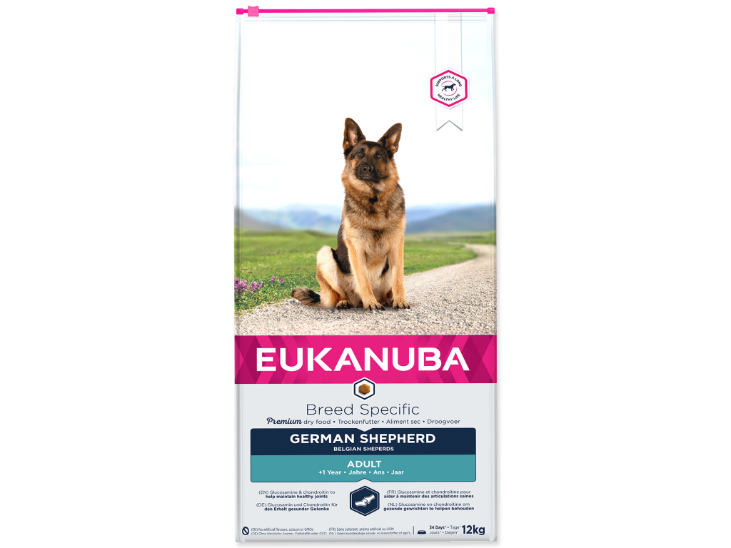 EUKANUBA German Shepherd 12 kg z kategorie Chovatelské potřeby a krmiva pro psy > Krmiva pro psy > Granule pro psy