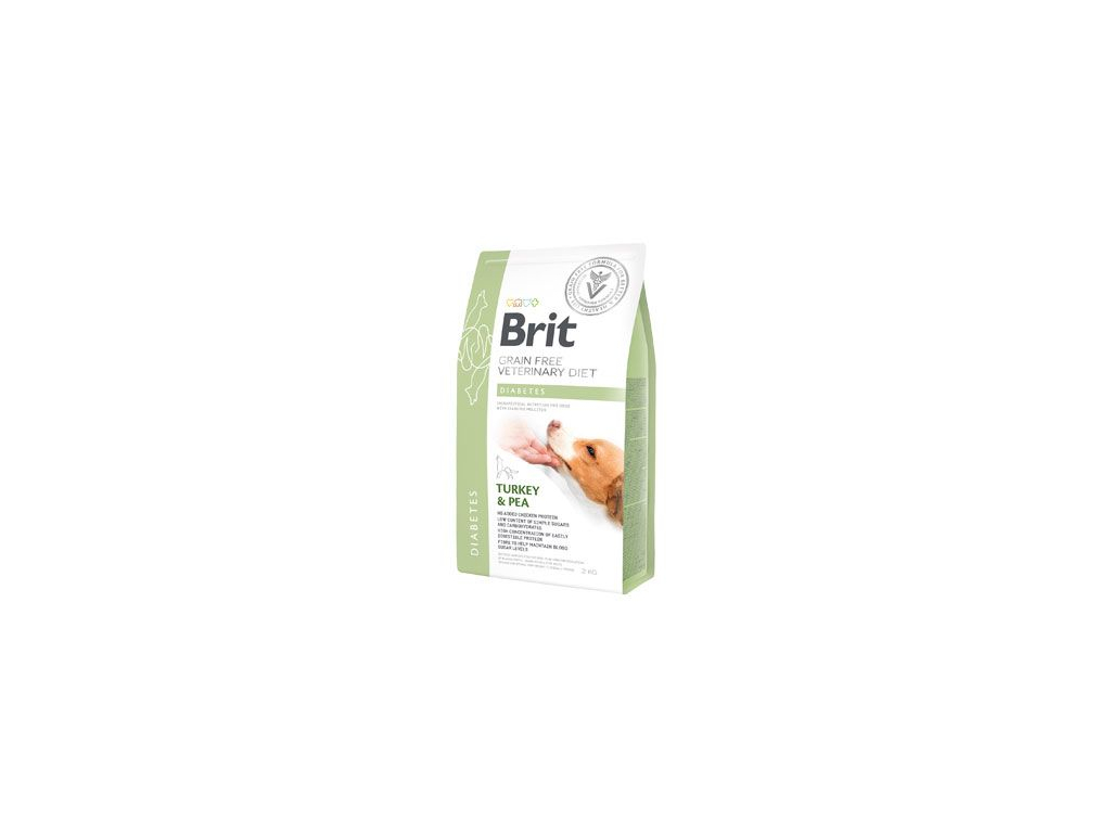 Brit VD Dog GF Diabetes 2kg z kategorie Chovatelské potřeby a krmiva pro psy > Krmiva pro psy > Veterinární diety pro psy