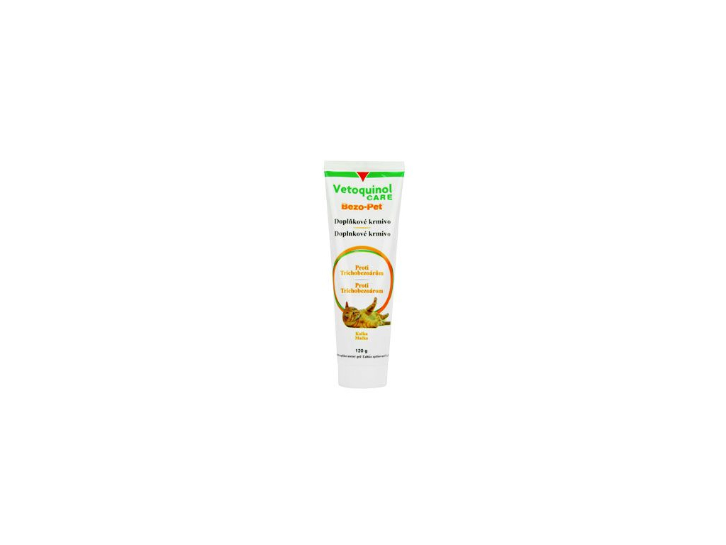 Vétoquinol Bezopet gel 120g z kategorie Chovatelské potřeby a krmiva pro kočky > Vitamíny a léčiva pro kočky > Trichobezoáry u koček